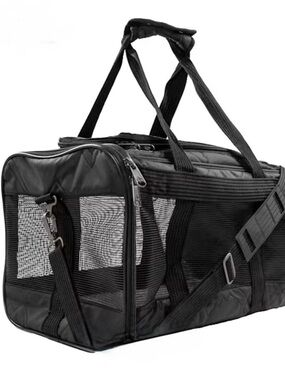 Sherpa Deluxe Black Soft Sided Dog & Cat Carrier